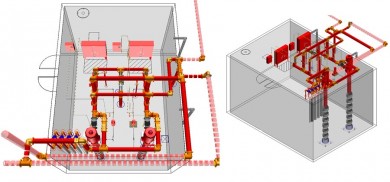 บริการงานออกแบบระบบป้องกันและระงับอัคคีภัย Fire Prevention Design & Fire Control